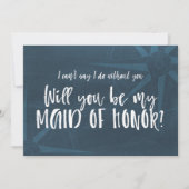 Blue Compass Nautical wil je mijn zegen zijn Kaart (Voorkant)