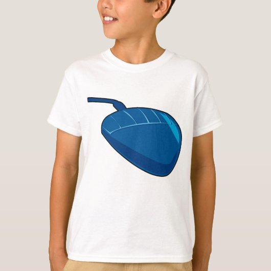 Blue Computer Mouse Boys T-shirt (Voorkant)