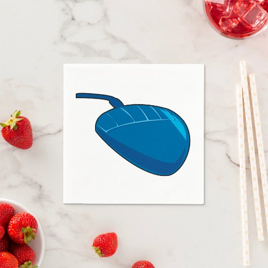 Blue Computer Mouse Technology Paper Napkins Servet