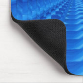 Blue Concentric Squares Mousepad Muismat (Hoek)