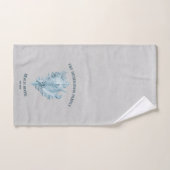 Blue Conch Shell Bad Handdoek (Handdoek)