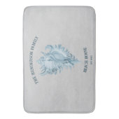 Blue Conch Shell Badmat (Voorkant Verticaal)