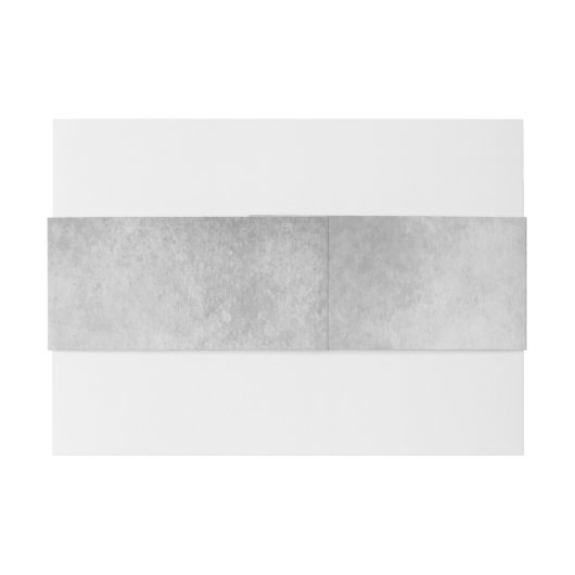 Blue Conch Shell Invitation Belly Band Uitnodigingen Wikkel (Achterkant Voorbeeld)