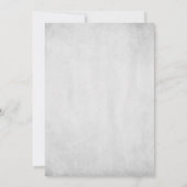 Blue Conch Shell Wedding Invitation Kaart (Achterkant)