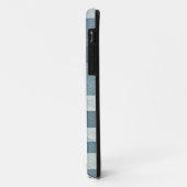 "Blue Concrete" aangepaste monogram telefoongevall Case-Mate iPhone Case (Achterkant/links)