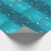 Blue Confetti Dream Cadeaupapier (Hoek)