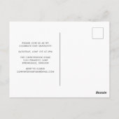 Blue Congrats Afstudeerder Foto Afstuderen Uitnodi Briefkaart (Achterkant)