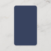 Blue Connect met ons Social Media QR Code Logo Visitekaartje (Achterkant)
