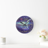 Blue Constellation Ronde Klok (Huis)