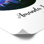 Blue Constellation Sagittarius Horoscope Sign Gift Poster (Hoek)