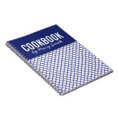 Blue CookBook met aangepast Hoesje-laptop Notitieboek (Rechterzijde)