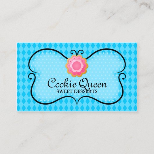 Blue Cookie Bakery Visitekaartje (Voorkant)