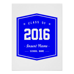 Blue Cool-klasse Poster