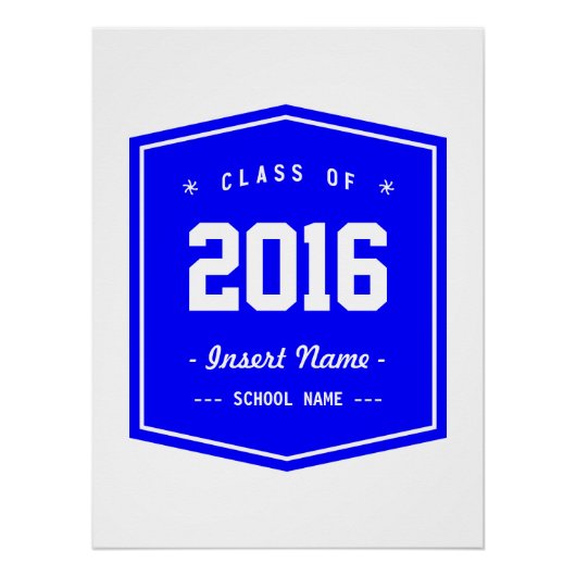 Blue Cool-klasse Poster (Voorkant)