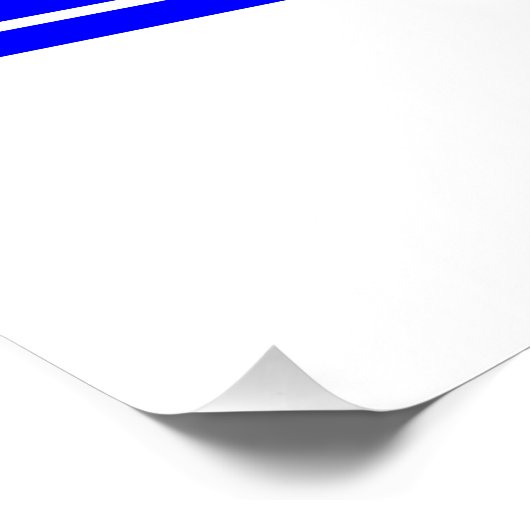 Blue Cool-klasse Poster (Hoek)