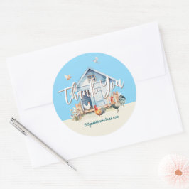 Blue Coop Bedankt Shop Round Labels