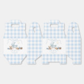 Blue Coquette Baby Carriage Boy Baby Shower Bedankdoosjes (Ongevouwen)