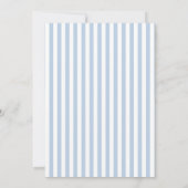 Blue Coquette Seashells Baby Shower Thank You Card Bedankkaart (Achterkant)