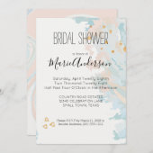 Blue Coral Abstract Kaart (Voorkant / Achterkant)