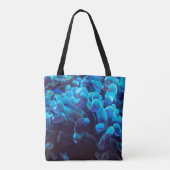 Blue coral tote bag (Achterkant)