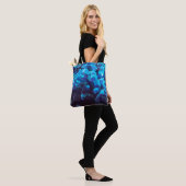 Blue coral tote bag (Op model)