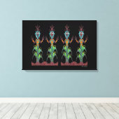 Blue Corn Canvas Afdruk (Insitu (Houten vloer))