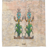 Blue Corn Douchegordijn (Voorkant)