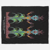 Blue Corn People, Navajo Mythology Fleece Deken (Voorkant (Horizontaal))