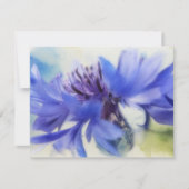 Blue Cornflower Bachelors Button Note Card Set Notitiekaartje (Voorkant)