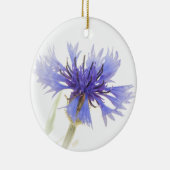 Blue Cornflower Foto - Keramisch Ornament (Rechts)