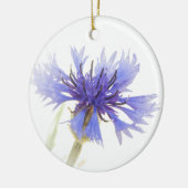 Blue Cornflower Foto - Keramisch Ornament (Links)