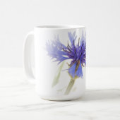 Blue Cornflower Foto - Koffiemok (Voorkant links)