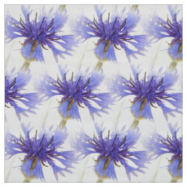 Blue Cornflower Foto - Stof