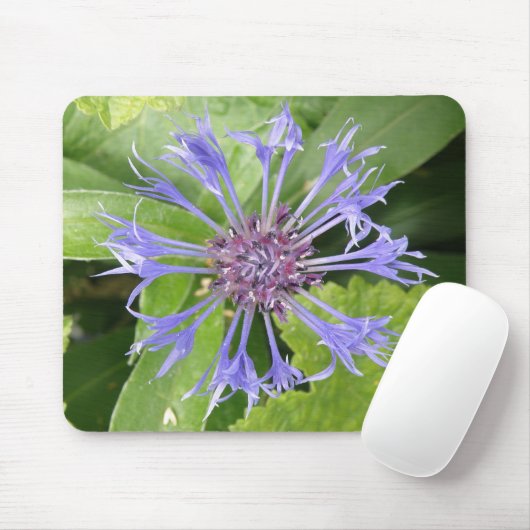 Blue Cornflower Mousepad Muismat (Met muis)