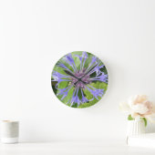 Blue Cornflower Ronde Klok (Huis)