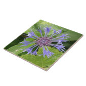 Blue Cornflower Tile Tegeltje (Zijkant)