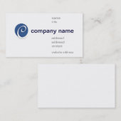 Blue Corporate Visitekaartje (Voorkant / Achterkant)