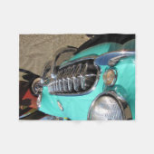 Blue Corvette Fleece Deken (Voorkant (Horizontaal))