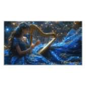 Blue Cosmic Lady Foto Afdruk (Voorkant)