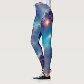Blue Cosmic Nebula Universe Leggings (Links)