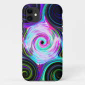Blue Cosmic Swirl Phone Case (Achterkant)