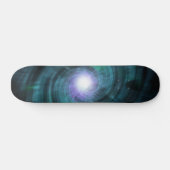 Blue Cosmic Twirl Persoonlijk Skateboard (Horizontaal)