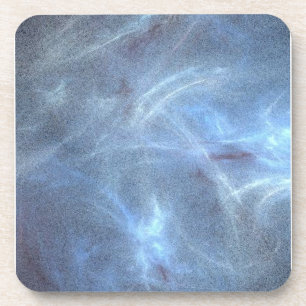 Blue Cosmos Abstract Drankjes Onderzetter