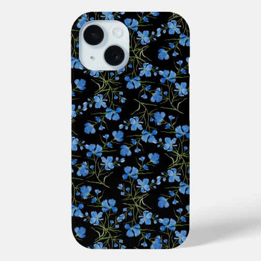 Blue Cosmos Flowers Case-Mate iPhone Case (Achterkant)