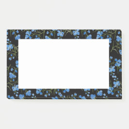 Blue Cosmos Flowers Post-it® Notes