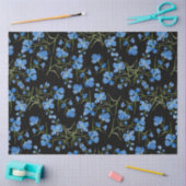 Blue Cosmos Flowers Tissuepapier (Craft)