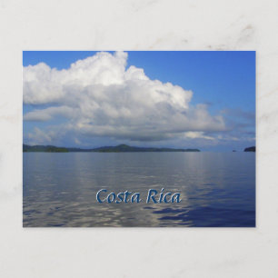 Blue Costa Rica Post Card Briefkaart