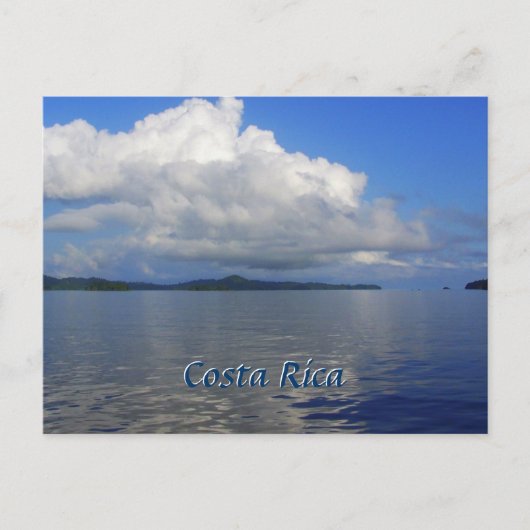 Blue Costa Rica Post Card Briefkaart (Voorkant)