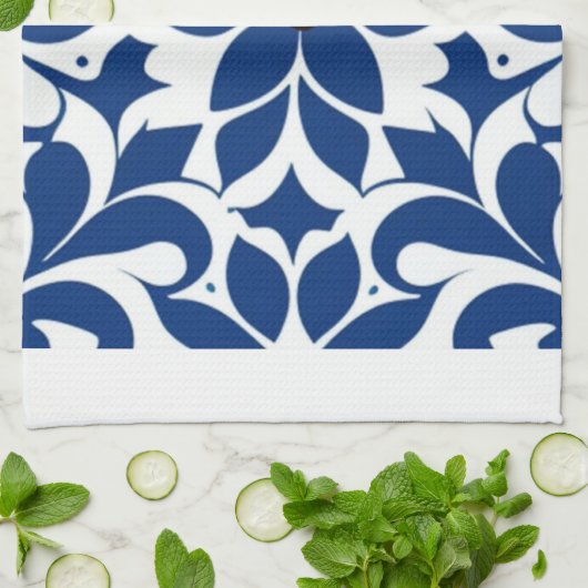 Blue Cottage Dish Handdoek (Gevouwen)