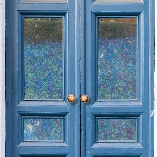 Blue Cottage Floral Impressionist Garden Decoupage Tissuepapier